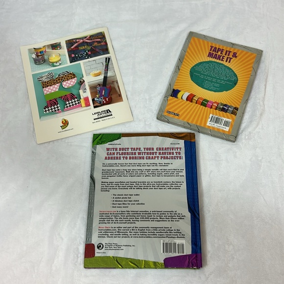 3 Duct Tape Craft Books - Picture 2 of 11